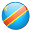 flag of Congo Democratic Republic