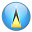 flag of St Lucia