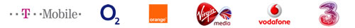 UK Mobile Providers logos